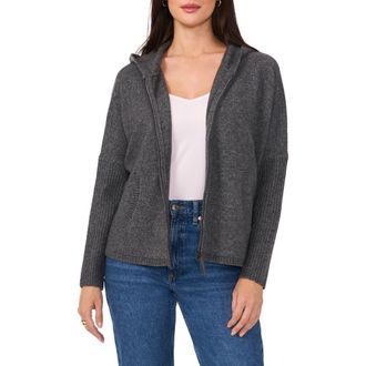 Vince Camuto Hooded Sweater in Medium Heather Grey at Nordstrom