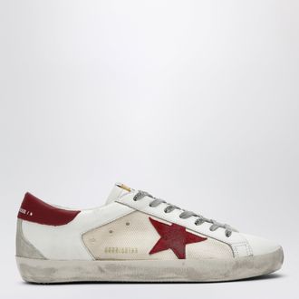 Golden Goose Sneakers Super-star beige/bianca/rossa