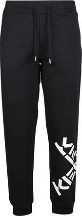 Kenzo Stijlvolle joggingbroek - Dames - Sweatpants - Zwart - S - Katoen - Broeken