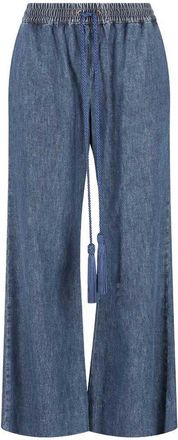 Valentino Garavani Tassel-Detail Wide-Leg Jeans