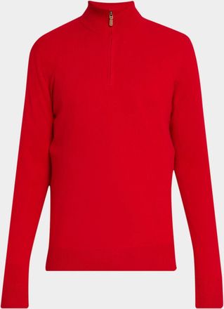Polo Ralph Lauren Men & apos;s Cashmere Half-Zip Sweater