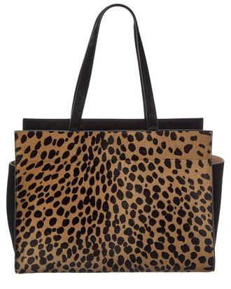 Khaite Khaite Simona Haircalf & Leather Tote