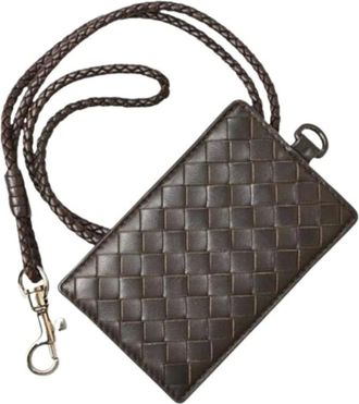 Bottega Veneta Pre-owned Wallets, unisex, Brown, Size: ONE SIZE Pre-owned Card case