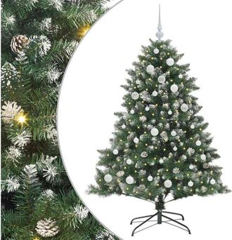 vidaXL &Aacute;rbol De Navidad Artificial Verde 150 Cm Pvc, Pl&aacute;stico Y Acero Vidaxl