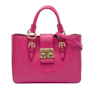 Miu Miu Pre-owned Handbags, female, Pink, Size: ONE SIZE Pre-owned Satchel