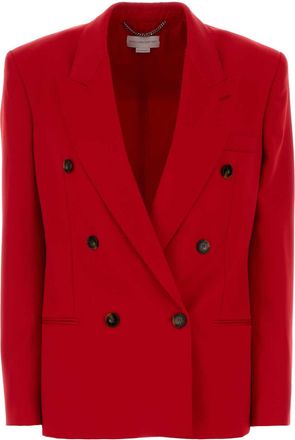 Stella McCartney Stella McCartney Womens Red Wool Blazer - Size EU 34 (Womens)