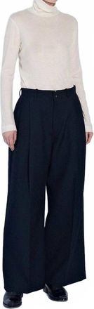 Tanaka Hakama Wide Leg Trousers In Black