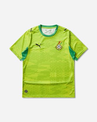 Puma Men s Ghana x Salehe Bembury Goalkeeper Jersey Lime Smash