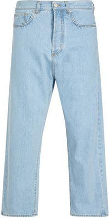 8 by YOOX ORGANIC COTTON CROPPED FIT DENIM