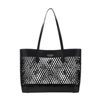 Guess Tote Bags, female, Black, Size: ONE SIZE Letty 2 in 1 Tote