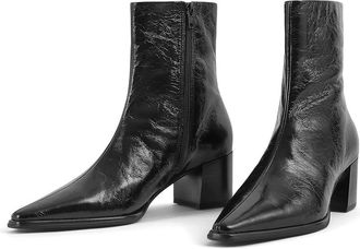 Vagabond Giselle Patent Leather Bootie Womens Boots Black : EU 37 (US Womens 7) M, Leather/Rubber