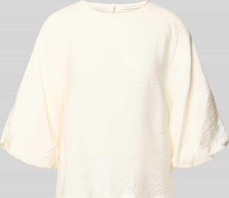 Christian Berg Regular Fit Bluse aus Viskose-Mix mit 3/4-Arm in Offwhite, Gr&ouml;&szlig;e 34