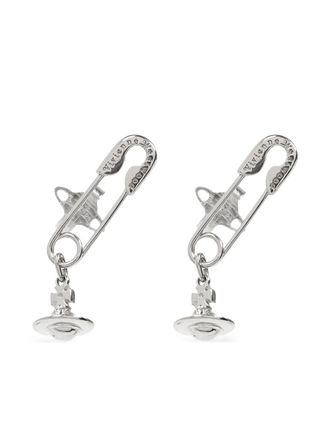 Vivienne Westwood Orb-pendant earrings - women - Recycled Silver - OS