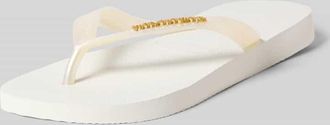 Havaianas Flip Flops mit Logo-Detail in Weiss, Gr&ouml;&szlig;e 35/36