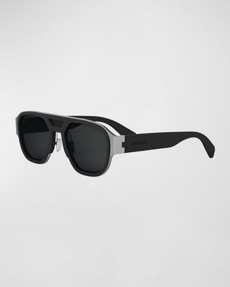 Bulgari Aluminum Pilot Sunglasses