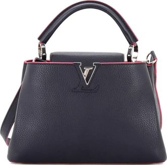 Louis Vuitton Capucines Bag Leather BB satchel - Blauw