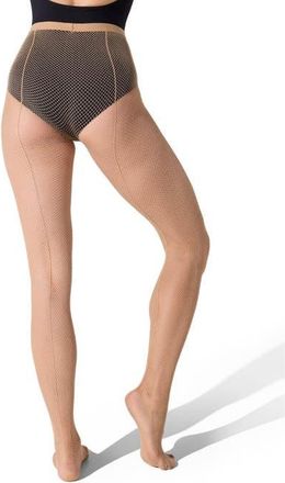 Capezio Classic Fishnet Tight with Seams in Medium Brown at Nordstrom, Size Large/x-Large