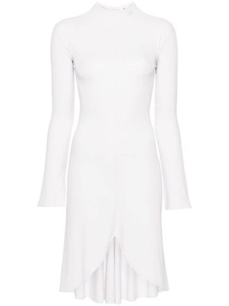 Courr&egrave;ges Abito midi a maniche lunghe - Viola