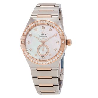 Omega Constellation Automatic Chronometer Diamond Mother of Pearl Dial Ladies Watch 131.25.34.20.55.001