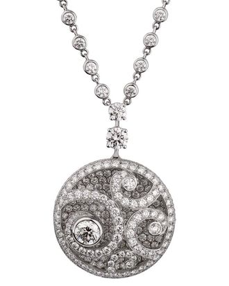 GRAFF 18K 10.81 ct. tw. Diamond Magnificent Pendant Drop Necklace (Authentic Pre-Loved)