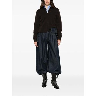 Guest In Residence Cropped Sweater - Blue