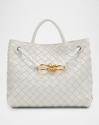 Bottega Veneta Andiamo Small Leather Top-Handle Bag