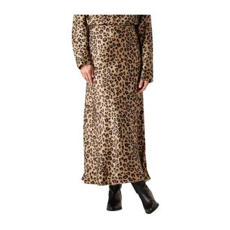 Moss Copenhagen Rokken, Dames, Bruin, XS, Bruine Irida Rok Aop