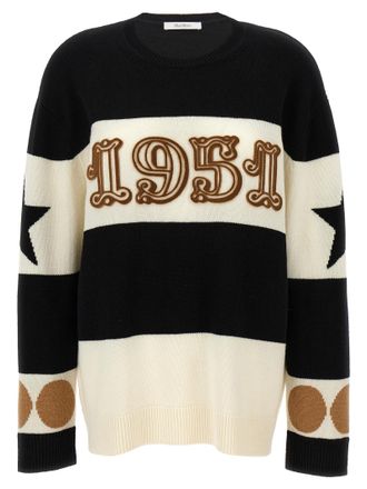 Max Mara Black Wool Womens Cardigan