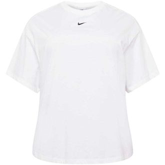 Nike Dames Kleine Logo Plus T-shirt (Wit)