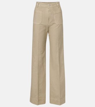 Victoria Beckham Alina high-rise wide-leg jeans