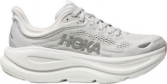 Hoka One One Womens Bondi 9 Running Shoes - Wide In Stardust Silver