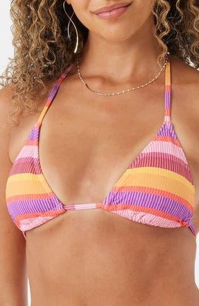 Roxy Coastal Current Tiki Bikini Top in Multi at Nordstrom Rack, Size X-Small