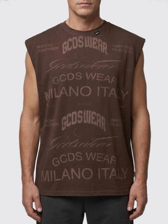 GCDS Canotta in cotone con logo Gcds