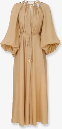 Zimmermann Vestito lungo Mahon in seta - ZIMMERMANN - gender_Woman
