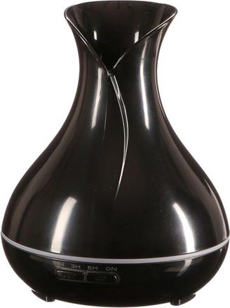 OEM Difusor De Aroma Vulcan Con Led Negro Brillante 350 Ml