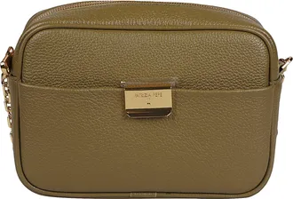 Patrizia Pepe All Day Textured Calfskin Chain Crossbody Bag