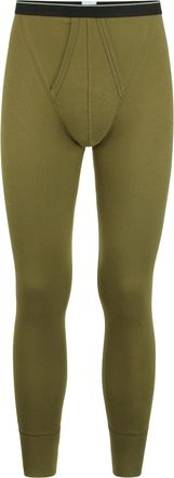 Isa Lange Unterhose ISA BODYWEAR Lange Unterhose mit Eingriff, Herren, Gr. 4XL, olive, Obermaterial: 100% Baumwolle CO., Unterhosen Lange Unterhose