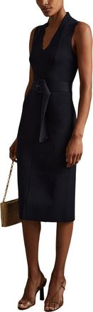 Reiss Ella Knitted Rib Dress