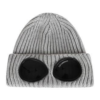 C.P. Company Beanies, male, Gray, Size: ONE SIZE CP Company Hats