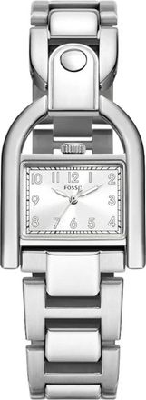 Fossil Accessoires, Dames, Grijs, ONE Size, Elegante Zilveren Dameshorloge Harwell Design