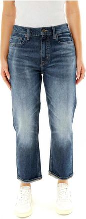 Current Elliott Straight Jeans - Dames - Regular Fit Jeans - Blauw - W32 - Jeans