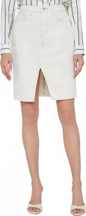 L'agence Tylee Knee Length Skirt In Macadamia