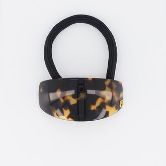 Alexandre de Paris Pont Marie Acetate Ponytail Holder in Brown at Nordstrom