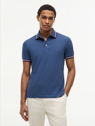 Tommy Hilfiger Slim Fit Tipped Pique Polo Shirt