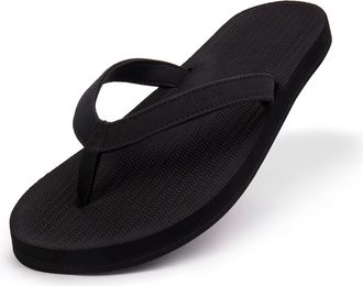 indosole womens Flip-flop Black Size: 6-7