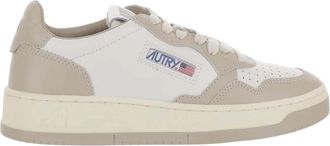 Autry Medalist Color-Block Sneakers - Dames - Sneakers - Wit - 38 EU - Leer - Schoenen