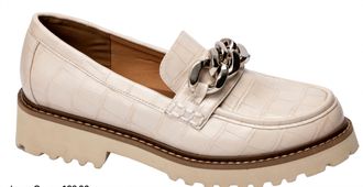 Corkys Footwear Womens Literally Loafers In Ivory Croco