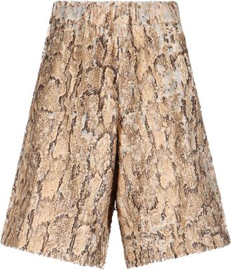 Dries Van Noten Pantaloncini In Paillettes
