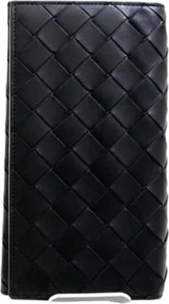 Bottega Veneta Pre-owned Wallets, unisex, Black, Size: ONE SIZE Pre-owned Long Wallet (bi-fold)