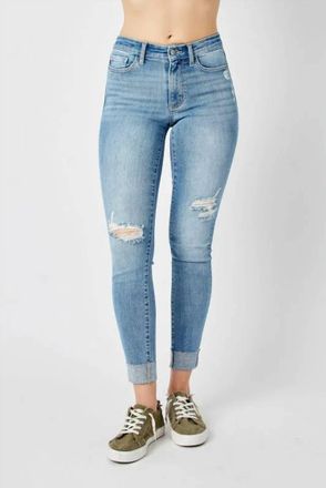 Judy Blue High Rise Skinny Jeans In Medium Wash